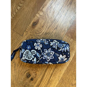 Vera Bradley Tropics Tapestry Floral Quilted Cotton Zipper Pouch Cosmetic